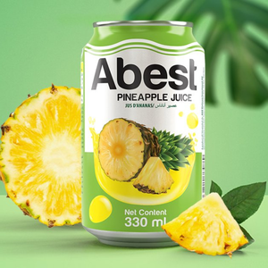 Jus Concentré de Fruits Tropicaux A&B Vietnam Faible en Glucides Ananas Pastèque Boisson Fraîche en Bouteille ou en Canette Production OEM - Product Image 1