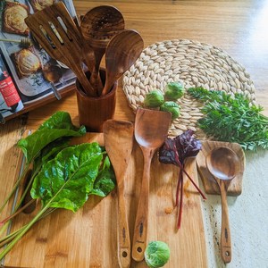 Cuchara de Madera con Logotipo Personalizado, Apta para Alimentos, Ecológica, Hecha a Mano, Utensilio de Cocina, Estilo Clásico Marrón, Biodegradable, Utensilios para Camping - Product Image 5