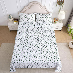 Ensemble de draps pliables modernes en tissu, polyester-coton de haute qualité, écologique, 600 fils, pour la maison et la chambre à coucher - Product Image 1