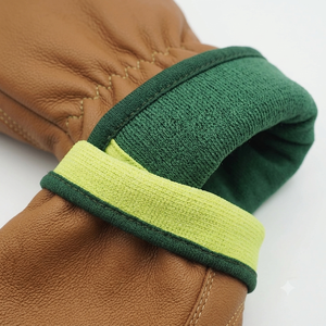 High Quality Goat Grain Leather Durable Anti-Slip Safety <b>Gloves</b> Heat Spark Resistant Adjustable Wristlet General Purpose - Product Image 6