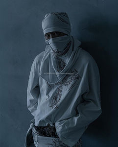 Camiseta de manga larga 100% algodón altamente personalizada para hombre, camiseta de manga larga para hombre, microfibra 2024 de gran tamaño de alta calidad - Product Image 6