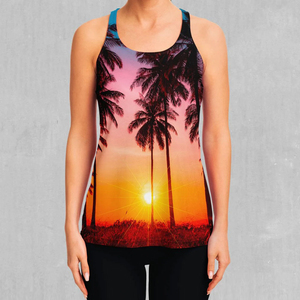 OEM Custom Logo Sublimation Print Sleeveless Fitness Running Vest Gym Tank <b>Top</b> Women Running Singlet BreathableTank <b>Tops</b> - Product Image 6