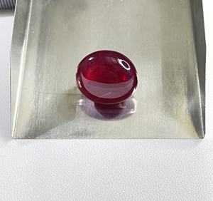 Fine Quality 100% Natural Reddish Pink <b>Ruby</b> Cabochon 42.56 Carat Heat-Treated Round Shape Loose Gemstone for Jewelry Making - Product Image 3