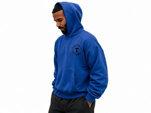 Sweat à capuche en molleton uni pour homme, manches raglan, coupe classique, vêtements décontractés d'automne, bordeaux - Product Image 4