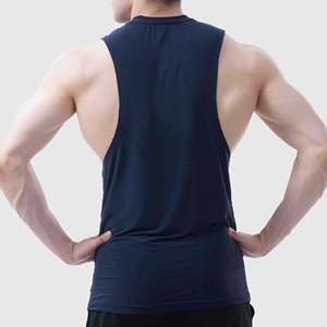 Débardeur de sport pour hommes en coton respirant, coupe athlétique, couleur unie, séchage rapide, style décontracté, vente en gros - Product Image 6