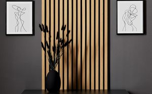 Panneaux acoustiques muraux et de plafond incurvés en caoutchouc au design moderne et flexible, en PET et MDF, pour la décoration acoustique des meubles - Product Image 6