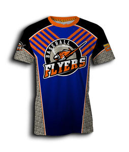 เสื้อเจอร์ซีย์เบสบอลแห้งเร็วระบายอากาศป้องกันแบคทีเรียพิมพ์ดิจิตอลชื่อผู้เล่นระดับมืออาชีพสำหรับผู้ชาย - Product Image 5