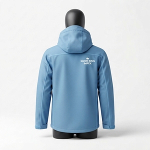 <b>Men's</b>' Waterproof Rain Jacket Lightweight Packable <b>Raincoat</b> Outdoor Hooded Rain <b>Men's</b> Jackets - Product Image 4