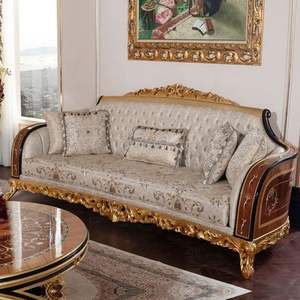 Juego de Sofás Langham de Lujo en Oferta con Diseño Europeo y Elegante Mesa de Centro de Madera para Decoración Clásica de Sala de Estar y Hotel - Product Image 3