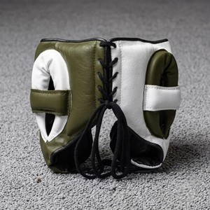 Fly Boxing <b>Gloves</b> Head Guard Groin Guard Set Premium <b>Leather</b> Laced Breathable Lightweight Unisex Training Gear for Martial Arts - Product Image 5