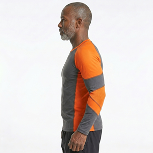 เสื้อรัดรูปแขนยาวผู้ชาย ผ้าระบายอากาศ ยืดหยุ่นได้ พิมพ์ลายแบบ Heat-Transfer แห้งเร็ว รับสั่งทำ - Product Image 6