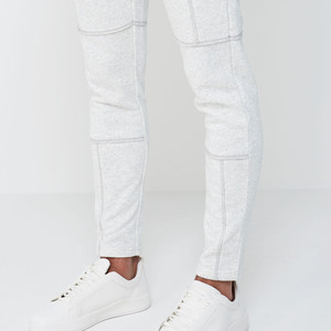Men's <b>White</b> Cotton Durable Lightweight Sweatpants Elastic Waist Drawstring Casual <b>Joggers</b> Cargo Side Pockets Breathable Quick - Product Image 5