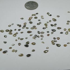 Diamante Natural de Corte Elegante en Forma de Pera, Facetado, Calibrado, Venta al por Mayor, Piedra Preciosa de 2x4mm-5x8mm, Certificado por GJEPC - Product Image 3