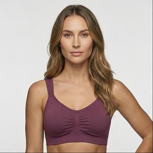 Soutiens-gorge de sport à bretelles pour femmes Double U Back sans fil rembourré Yoga Workout Yoga Top Sport soutien-gorge pour femmes Fitness - Product Image 1