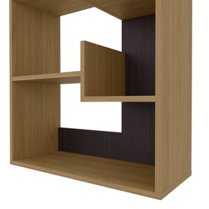 ตู้หนังสือและชั้นวางหนังสือเมลามีนสีขาวแบบเปิด - Product Image 4