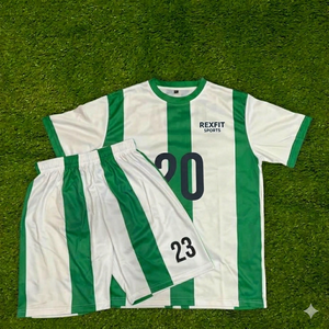 High Quality Athletic Uniform <b>Set</b> Jersey and Shorts Comfortable Breathable Sportswear Custom Team Clothing Uniform Sportswear - Product Image 1