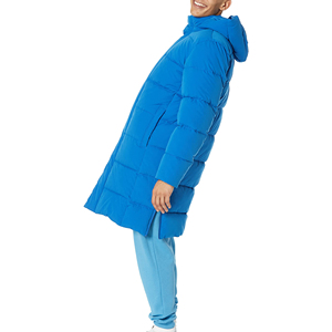 Men's Winter <b>Parka</b> Jacket <b>Coat</b> High Street Style Solid Color Warm Thick Hooded Casual Outwear High Quality Fabric - Product Image 6
