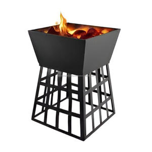 The "Nightwatch" Fire Pit with Integrated Log Storage Compartment - Product Image 1