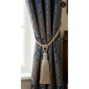 Luxury Tassel Curtain Tieback Polyester Rope Curtain Holdback Decorative <b>Tie</b> <b>Back</b> for Drapes Window Accessories Elegant Decor - Product Image 3
