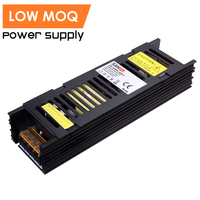150W Intérieur Mince Noir SMPS Alimentation Constante LED Bande Pilote 5v 12v 24v AC DC CCTV Commutation Lumière 100-240 VAC 20A 16A
