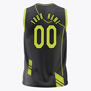 Conjunto de Uniforme de Baloncesto Personalizado para Adultos, Camiseta con Logotipo, Nombre y Número en la Parte Delantera, 100% Poliéster de Secado Rápido, para Escuela, Universidad - Product Image 6