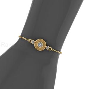Pulsera de Bisel Redondo en Blanco de Alta Calidad de Oro 18K y Plata 925 con Engaste de Circonita Cúbica para Resina de Leche Materna, Fornituras de Joyería DIY para Recuerdos - Product Image 3