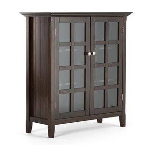 Armoire de rangement moyenne Acadian Brunette Brown pour salon - Product Image 1