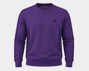 เสื้อสเวตเชิ้ตผู้ชาย คอวี แขนยาว ทรงปกติ สีพื้น ผ้าถัก สไตล์ลำลอง - Product Image 4