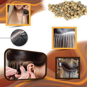 Outils professionnels pour extensions de cheveux et kit d'extensions pour extensions à micro-anneaux et micro-liens, ensemble complet avec ouvre-perles - Product Image 6