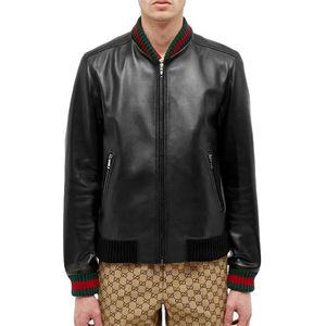 Veste universitaire en cuir de qualité supérieure, confortable, style baseball universitaire en satin, imperméable, style hiver, fourrure, vente en gros - Product Image 1