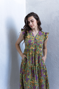 Sugareves Apex Dress Vestido estampado de poliéster para mujer - Product Image 4