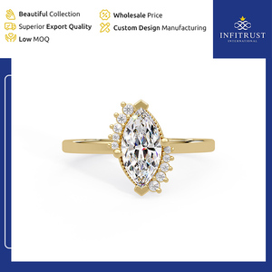 Anillos de Diamantes Solitarios de Plata de Ley 925 Hechos a Mano, Estilo Clásico de Compromiso, Alta Demanda, Más Vendidos, con Claridad VVS - Product Image 3