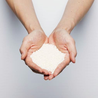 Isolation agricole en mousse composite de perles de PBAT, PLA et amidon de maïs, blanche, de qualité alimentaire, biodégradable, compostable, certifiée BPI, pour produits