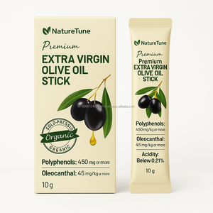 Suplemento DE SALUD DE Corea de aceite de oliva extra virgen prensado en frío orgánico OEM con beneficios antioxidantes y digestivos para adultos - Product Image 1