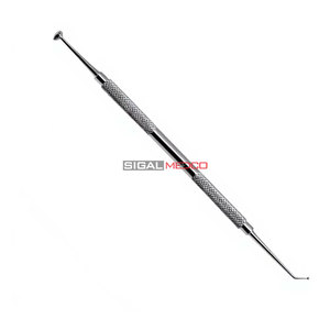 Pulidor dental de bola 27/29 para composite, amalgama y plástico, instrumento restaurador de doble punta de acero inoxidable para pulido - Product Image 2