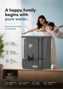 AQUA MARS REVERSE OSMOSIS WATER TREATMENT SYSTEM MULTI STAGE <b>FILTER</b> DOMESTIC WATER FILTRATION SYSTEM <b>RO</b> ALK TDS TECHNOLOGY - Product Image 2