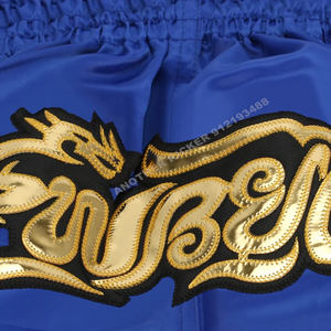 Pantalones Cortos de Muay Thai 2025, Pantalones Cortos de Boxeo Tailandés para Mujer, Hombre y Niño, Bordados, Pantalones de Entrenamiento de Kickboxing, Sanda, Artes Marciales, Equipo de Lucha - Product Image 4