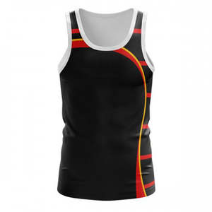 Camiseta sin mangas para gimnasio con estampado digital, 100% poliéster, malla transpirable, para culturismo, para hombre, de secado rápido, ajuste ceñido, para verano. - Product Image 3