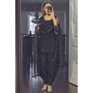 UC-1176 de costume Patiyala de couleur noire - Product Image 2