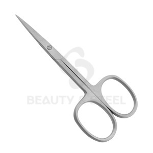 Professional Curved Cuticle Scissors with Needle-Sharp Tips and <b>Sandblasted</b> Matte Finish for Precision Care - Product Image 4