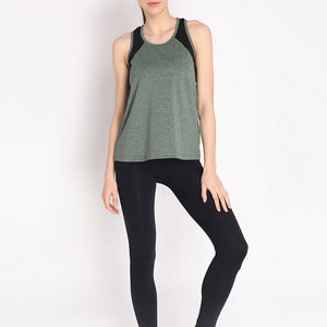 Camisetas sin mangas acanaladas ligeras de alta calidad para mujer, chalecos deportivos transpirables y elásticos sin mangas, estilo hip hop, de secado rápido frontal. - Product Image 5