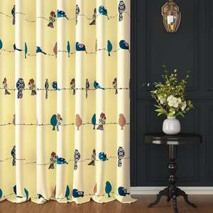 Home Decorative Customized Design Pure Cotton Door <b>Curtain</b> Room Partition with Smooth Finish - Product Image 3