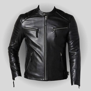 Veste en cuir de haute qualité pour hommes, très élégante et stylée - Product Image 2