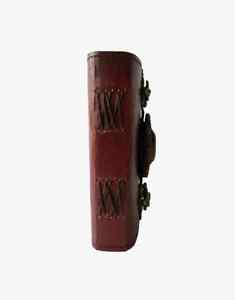 Stone Leather Journal Handmade Vintage Brass Latch Spell <b>Book</b> Antique Grimoire Notebook Wicca Diary Fantasy Writing Journal - Product Image 6