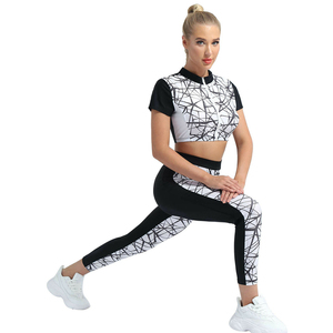 Conjuntos de Yoga Personalizados 100% Algodón para Mujer, Conjunto de Yoga Deportivo de Alta Calidad para Mujer, Leggings Deportivos - Product Image 3