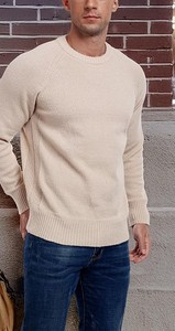 Pull en maille pour homme à demi-zip, col montant, manches longues, doux, avec ourlet côtelé, style moderne et décontracté, vente en gros, direct usine - Product Image 4