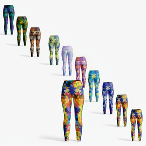 Fabricant de vêtements de fitness Pro Felt, leggings de yoga imprimés sur mesure, extensibles, taille haute, pour la course à pied, séchage rapide, collants de sport - Product Image 1