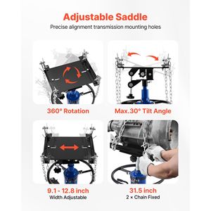 Martinetto Idraulico Telescopico AC Brand con Capacità di Sollevamento di 1322 Libbre (0,6 Tonnellate) e Pedale a Doppio Telescopio - Product Image 5
