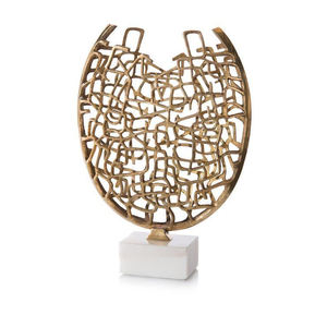 Latest Designing Gold Plated <b>Table</b> <b>Top</b> <b>Decoration</b> Sculpture Greatest Quality Large Size Brass Trending Sculpture for Hot Selling - Product Image 4