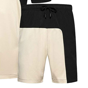 Ensemble 2 pièces professionnel de t-shirt et short de fitness respirant, grande taille, design personnalisé, vêtements de sport pour hommes, hiver, 100% coton - Product Image 4